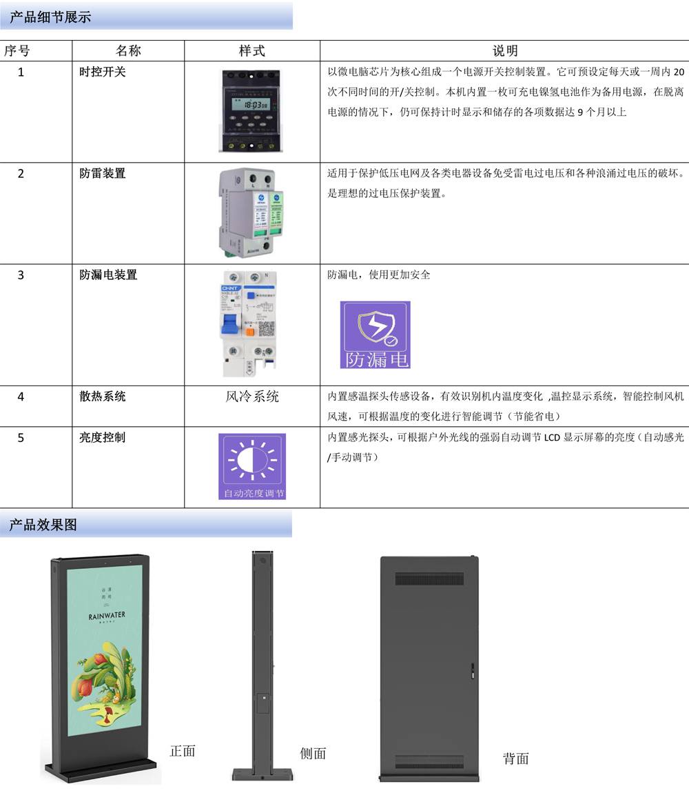 86”/98”4K 超高清户外数字标牌广告机(图2)