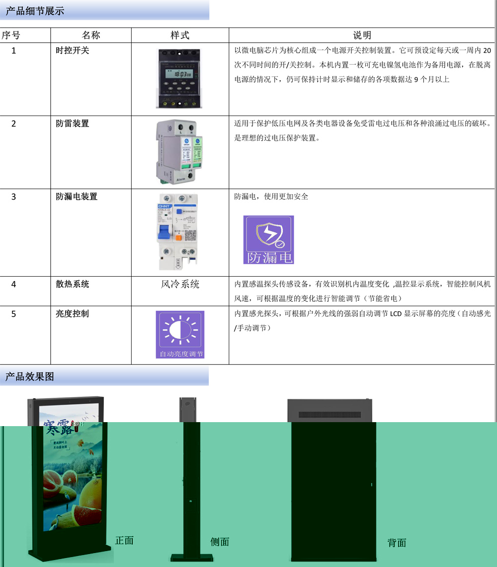 86”/98”4K 超高清户外数字标牌广告机(图5)