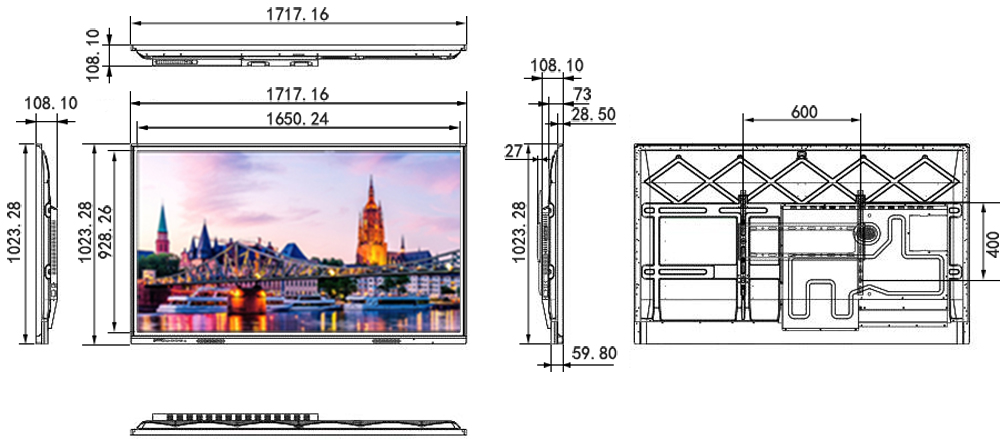 65寸-98寸会议一体机(图7) 国产化65寸-98寸教学会议一体机麒麟系统统信系统(图8)