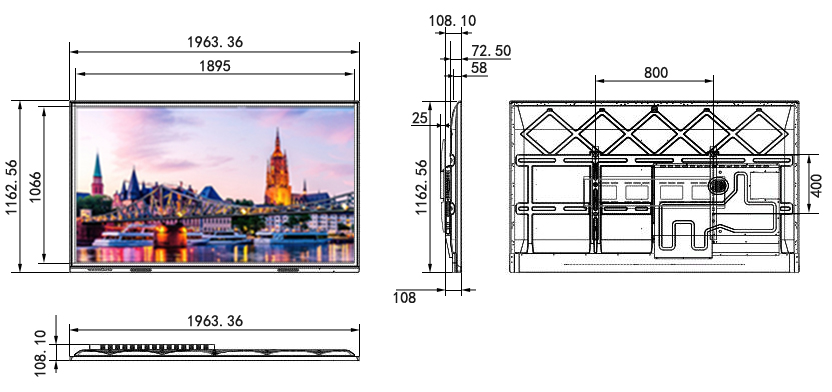 65寸-98寸会议一体机(图9) 国产化65寸-98寸教学会议一体机麒麟系统统信系统(图10)