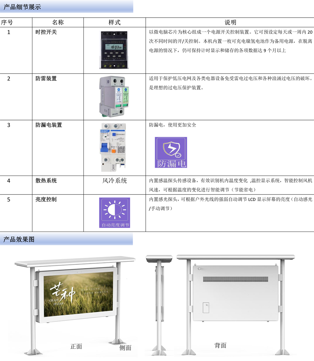 55寸/65寸/75寸户外阅读栏数字标牌广告机触摸屏(图8) 55寸/65寸/75寸户外阅读栏数字标牌广告机触摸屏(图8)