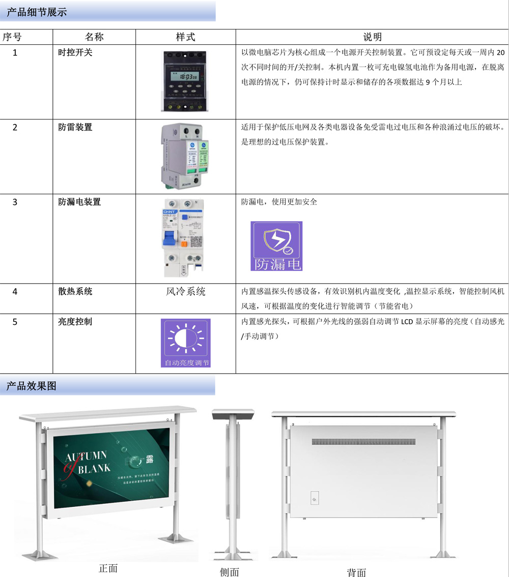 86寸/98寸大尺寸4K超清户外数字标牌广告机触摸机(图5) 86寸/98寸大尺寸4K超清户外数字标牌广告机触摸机(图5)