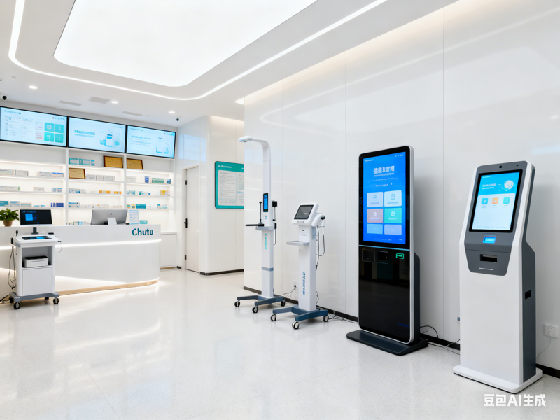 健康管理门店 腾博会 “标牌 + 触摸屏 + 满天星信发系统” 打造专业科普营销场景