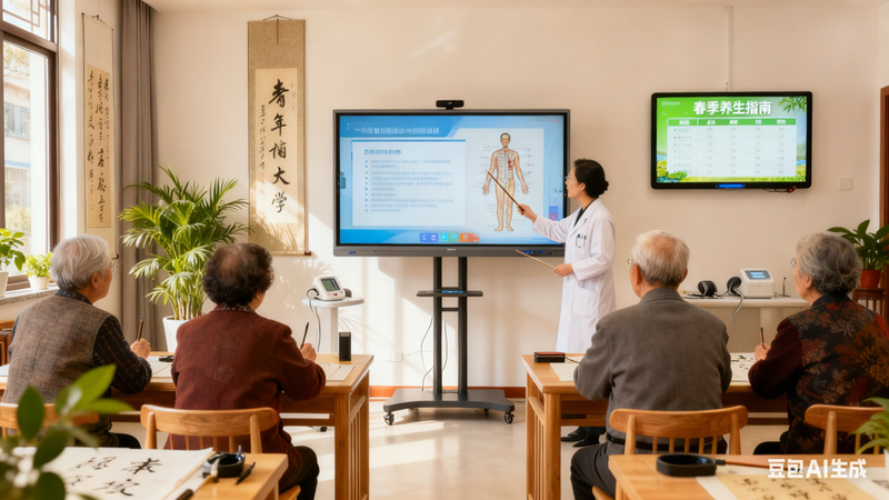 退休生活不无聊！腾博会科技教学一体机让老年大学嗨起来