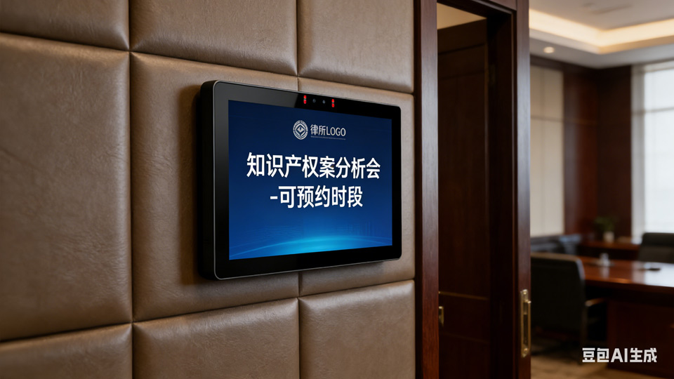 酒店会议室场景：腾博会智能电子门牌适配多元需求，筑牢安全防线(图2)