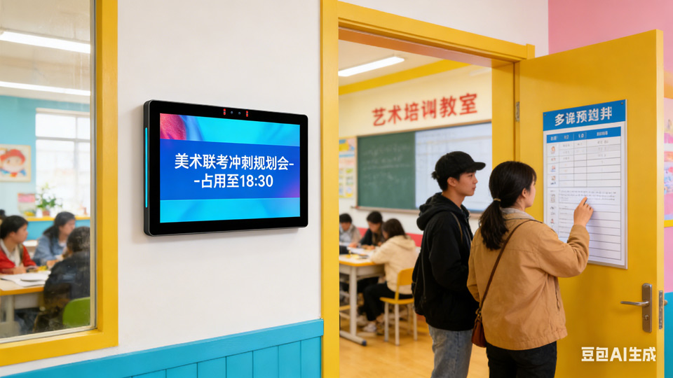 不止于会议室：腾博会 15.6 寸会议预约屏，是全场景的 “智能入口”(图3)