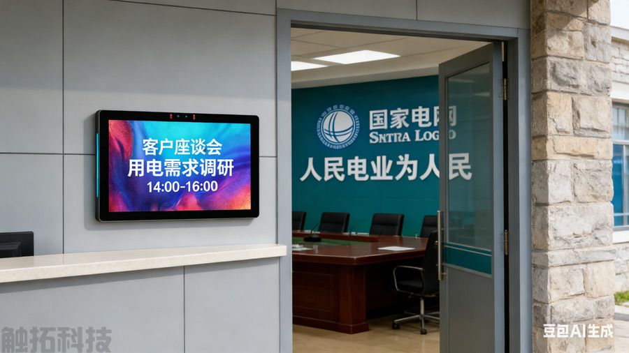 腾博会会议预约电子门牌赋能产业升级，支持信创国产化后端服务器(图4)