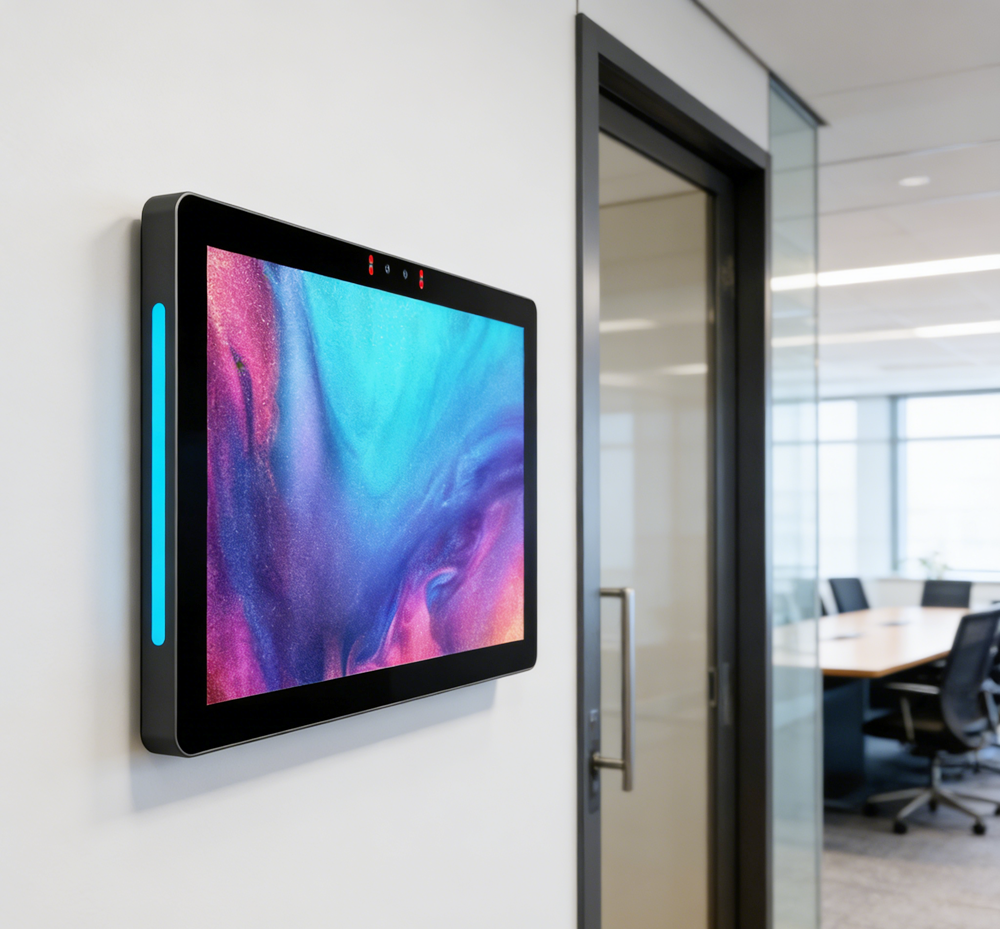 浙江企业办公效率提升｜腾博会会议预约屏+系统，让会议室管理更简单(图1)